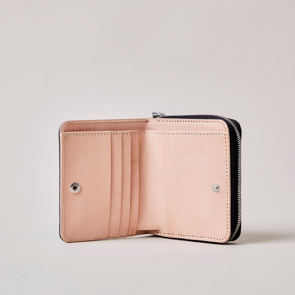 tower half wallet / co21ssthw010a / cow leather