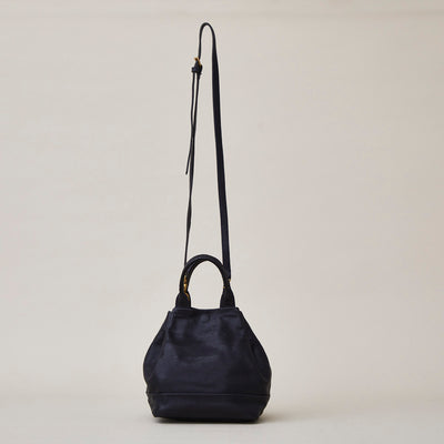 入荷のお知らせ hand duffel MINI / co18fwhd020 / mat shrink leather / Black